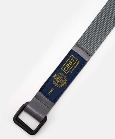 DIGAWEL × J.PRESS「CRST」 doubleD Ring Belt【GRAY】