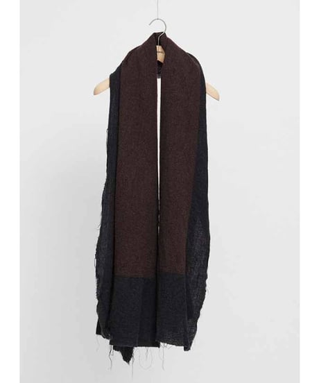 DIGAWEL Stole (fulling/milling)【C.GRAY/BROWN】