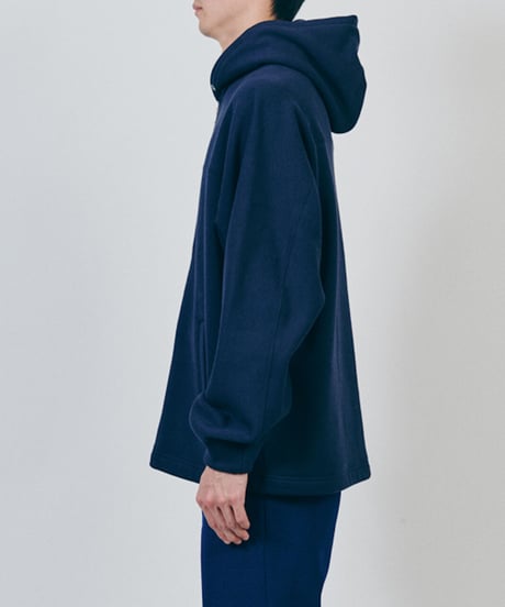DIGAWEL  Dolman Sleeve zip Hoodie【NAVY】