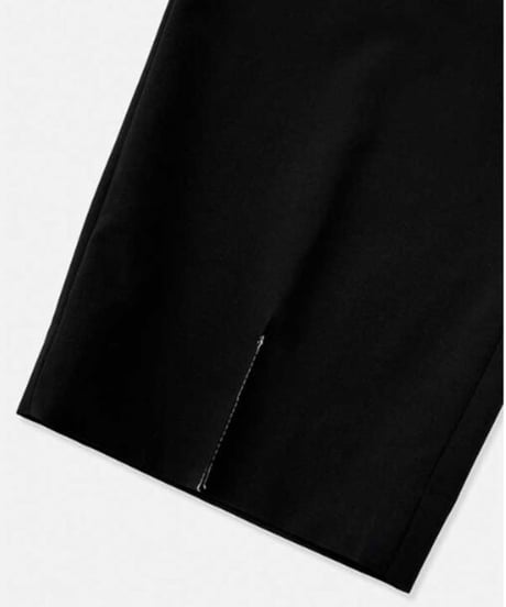 DIGAWEL  Stitch 1Tuck Pants【BLACK】