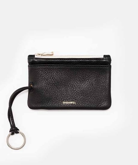 DIGAWEL  Ring Card Case【BLACK】