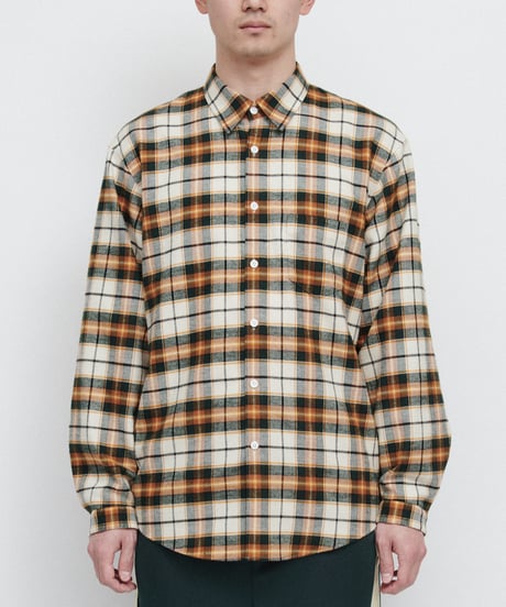 DIGAWEL Check shirt (generic)【WH/GREEN/OR】