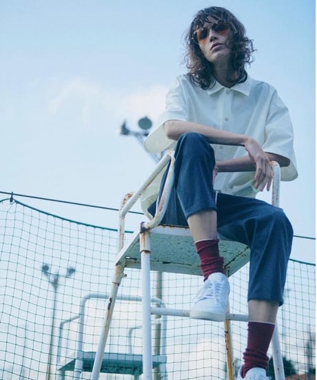 DIGAWEL  Coach S/S Shirt jacket【WHITE】