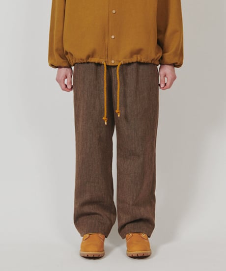 DIGAWEL  Ring dot button Pants【BROWN】