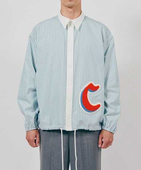 DIGAWEL  Coach L/S Shirt jacket【STRIPE】