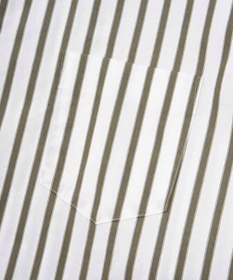 DIGAWEL  Oversized Shirt【KHAKI STRIPE】