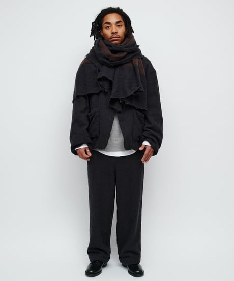 DIGAWEL Extrafine Merino Wool Sweater【Feather gray】