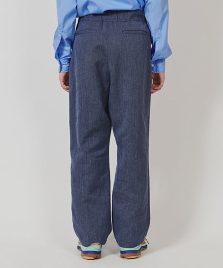 DIGAWEL  Ring dot button Pants【NAVY】