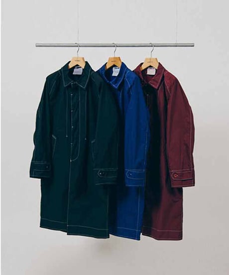 DIGAWEL  Raglan sleeve Coat (garment dye)【BURGUNDY】