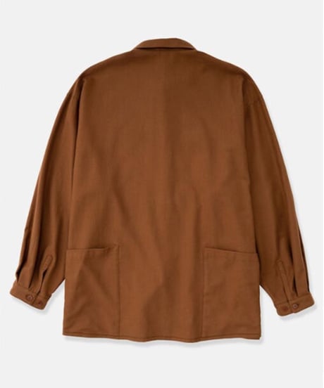 DIGAWEL  Side Pocket Oversized Shirt【BROWN】