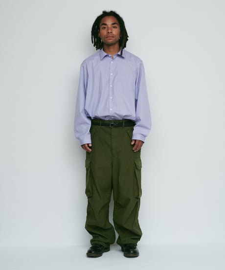 DIGAWEL Field cargo pants (garment dye)【MOSS GREEN】