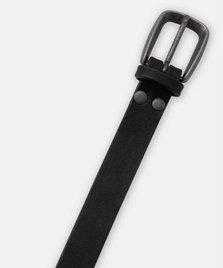 DIGAWEL  LEATHER BELT【BLACK】