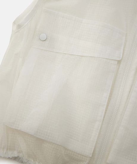 DIGAWEL Nylon vest【WHITE】