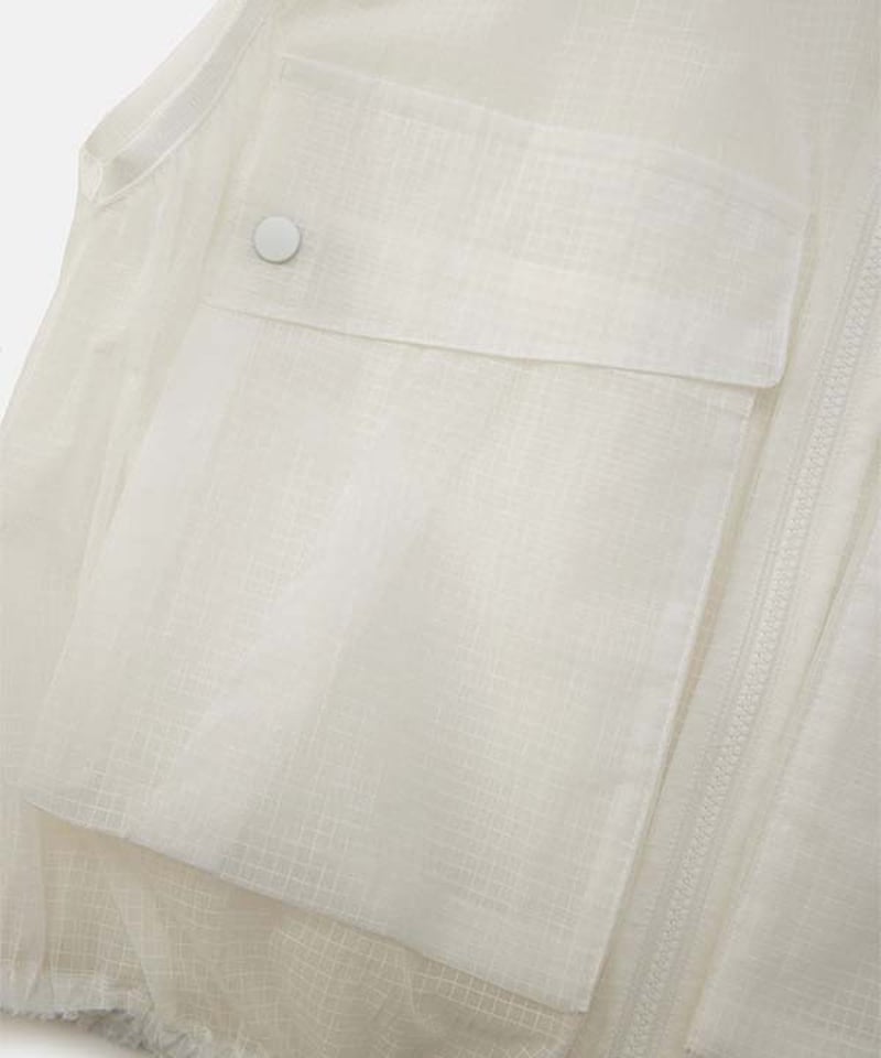 DIGAWEL Nylon vest【WHITE】 | welles