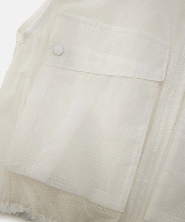 DIGAWEL Nylon vest【WHITE】 | welles