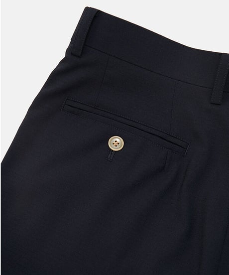 DIGAWEL  2 Tuck Tapered Pants ② combat wool【NAVY】