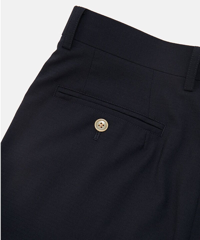2 Tuck Tapered Pants②combat wool 2 Tuck Tapered Pants②combat wool – DIGAWEL ONLINE STORE