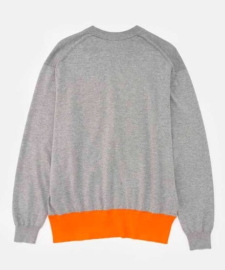 DIGAWEL  Colour Scheme Rib Sweater【GRAY】