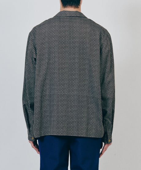DIGAWEL  Open Collar Shirt【BROWN】