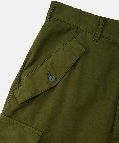 DIGAWEL Field cargo pants (garment dye)【MOSS GREEN】