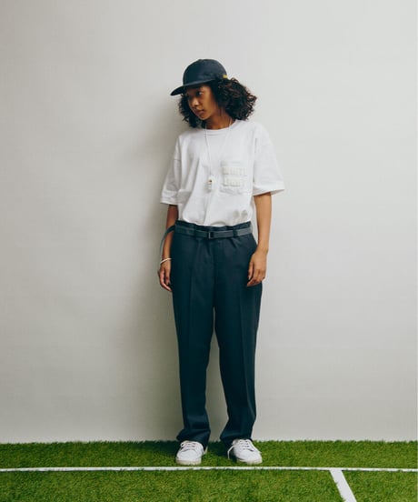 DIGAWEL × J.PRESS「CRST」 doubleD Ring Belt【GRAY】