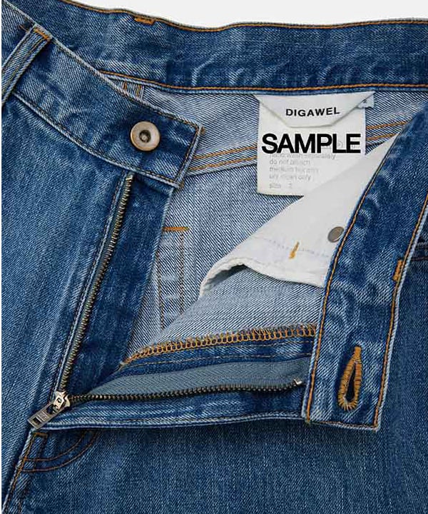 バ*ん様 最終値下げ！ディガウェル DIGAWEL Wide straight DIGAWEL Wide straight jeans【FADE BLUE】 | welles