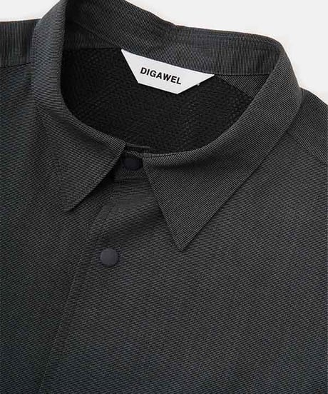 DIGAWEL  Coach L/S Shirt jacket【BLACK】