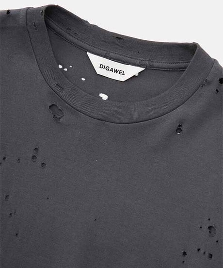 DIGAWEL  Damage L/S T-shirt【BLACK】