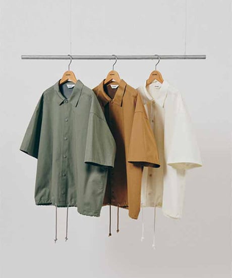 DIGAWEL  Coach S/S Shirt jacket【CAMEL】