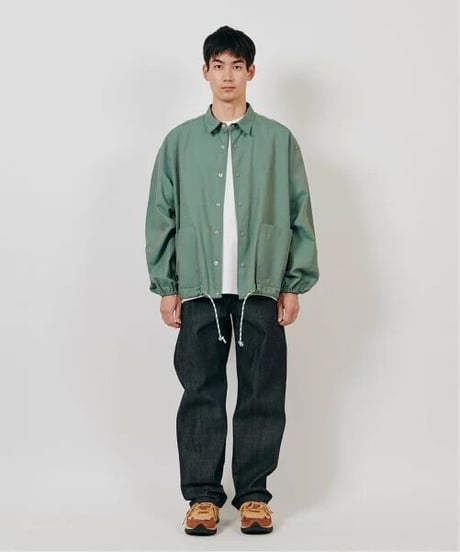 DIGAWEL  Coach L/S Shirt jacket【GREEN】