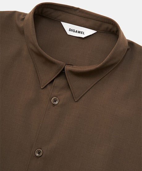 DIGAWEL  Side Pocket Oversized Shirt【CAMEL】