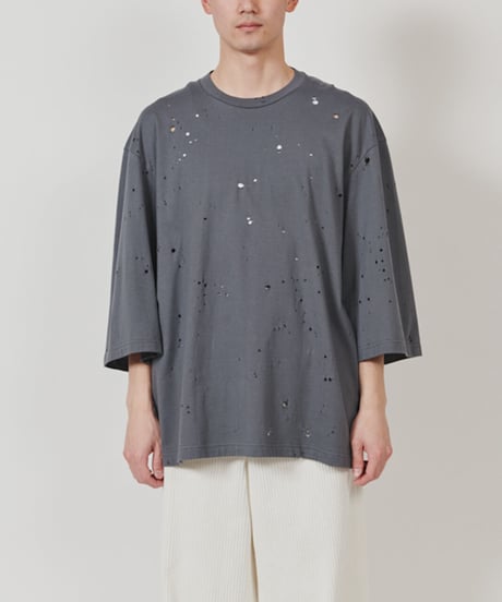 DIGAWEL Damage S/S T-shirt【BLACK】