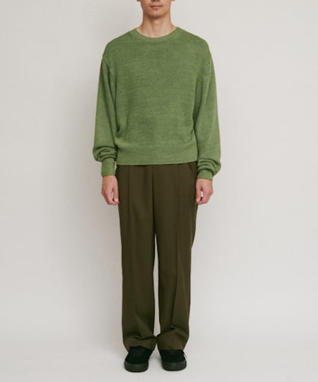 DIGAWEL In tuck pants【OLIVE】