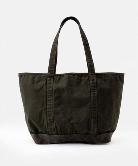 DIGAWEL  Garment Dye Vinyl Tote Bag (L)【OLIVE】