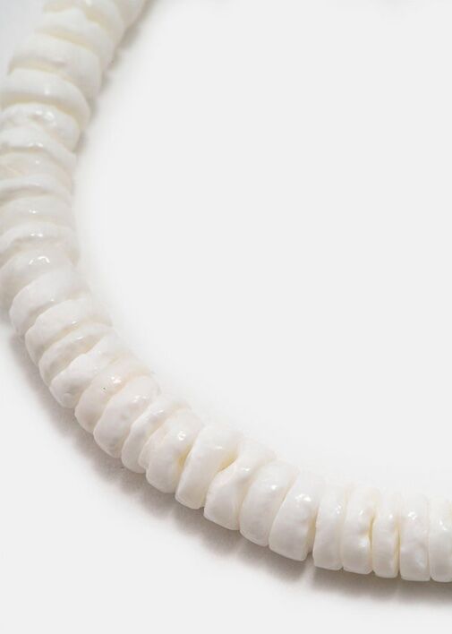 D07120 未使用 DIGAWEL × J.PRESS CRST ブレスレット DIGAWEL × J.PRESS「CRST」 White Shell Bracelet |