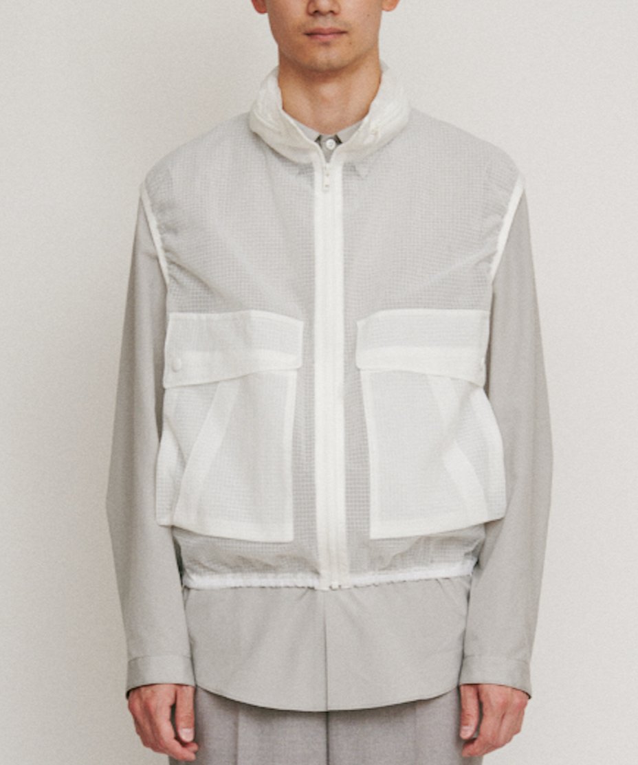 DIGAWEL Nylon vest【WHITE】 | welles DIGAWEL Nylon vest【WHITE】 | welles