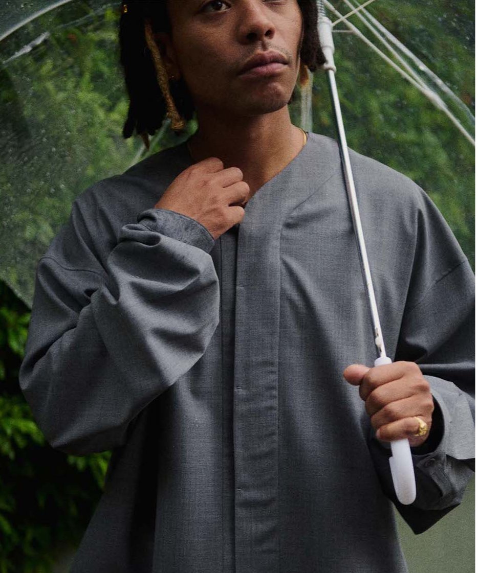 DIGAWEL Baseball shirt【GRAY】 | welles