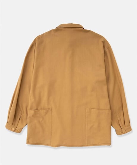 DIGAWEL  Side Pocket Oversized Shirt【BEIGE】