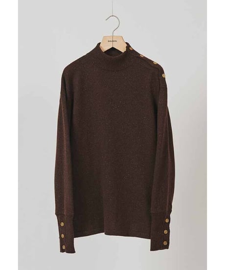 DIGAWEL  Turtleneck Sweater【BROWN】