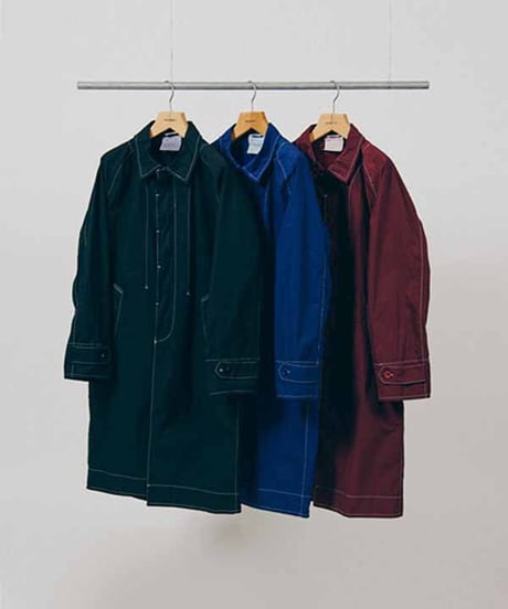 DIGAWEL  Raglan sleeve Coat (garment dye)【BLACK】