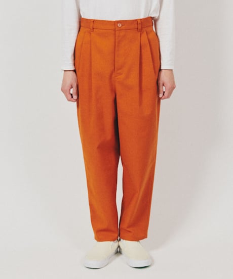 DIGAWEL  2 Tuck Tapered Pants【ORANGE】
