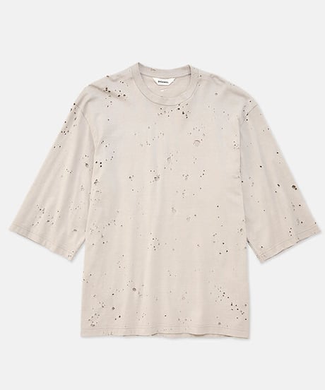 DIGAWEL Damage S/S T-shirt【GREIGE】