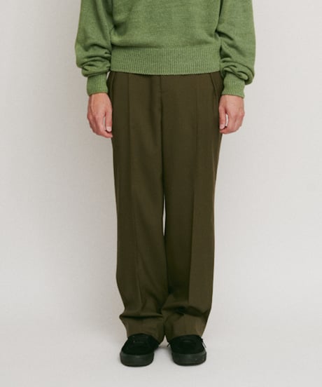 DIGAWEL In tuck pants【OLIVE】