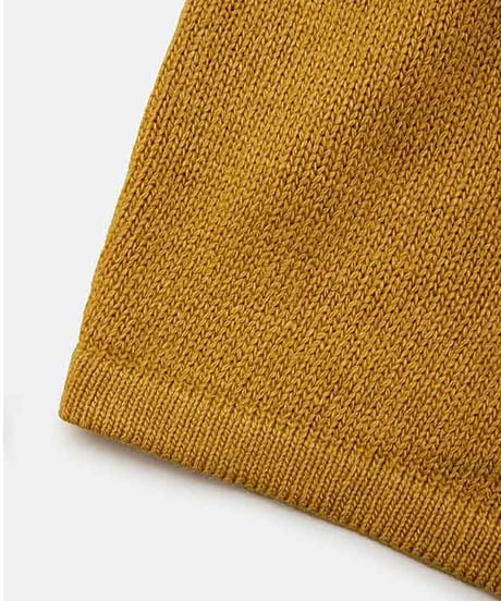 DIGAWEL Stonewashed silk turtleneck sweater【FADE MASTARD】