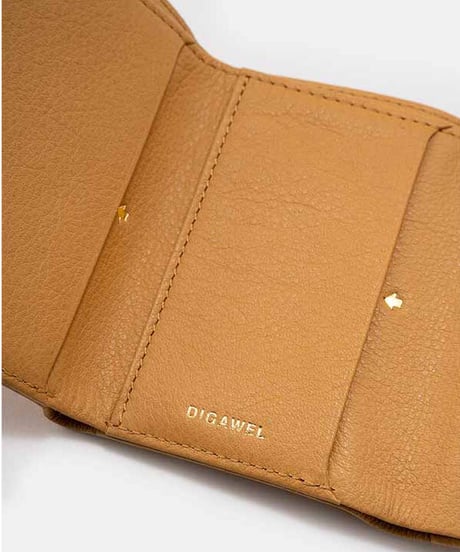 DIGAWEL  THREE FOLD PURSE【NATURAL】