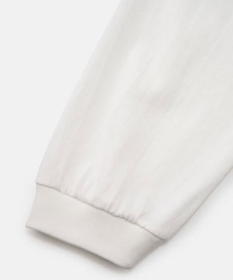 DIGAWEL  Mock neck L/S T-shirt【WHITE】