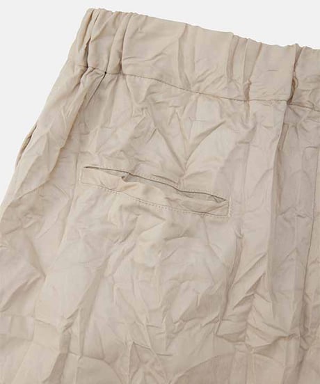 DIGAWEL  Wide lounge pants (crease finish)【SAND BEIGE】