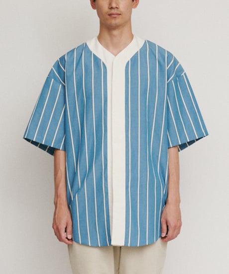 DIGAWEL Baseball S/S shirt【BLUE】