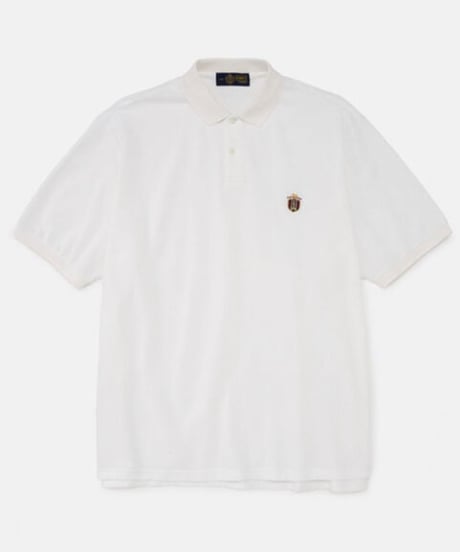 DIGAWEL × J.PRESS「CRST」 Polo Shirts【WHITE】