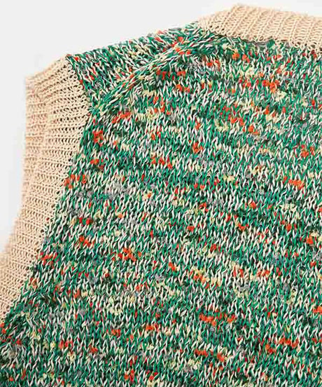 DIGAWEL  Knit Vest【GREEN】